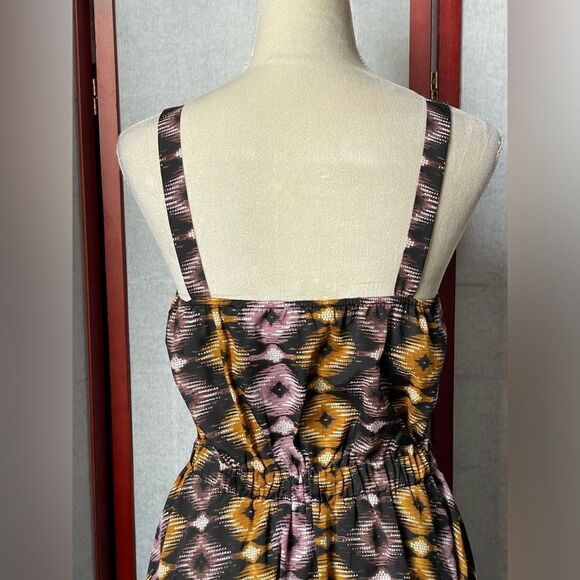 Bar III Multicolored Geometric Designed Fit and Flare Dress (Size: Medium) - Picture 6 of 12